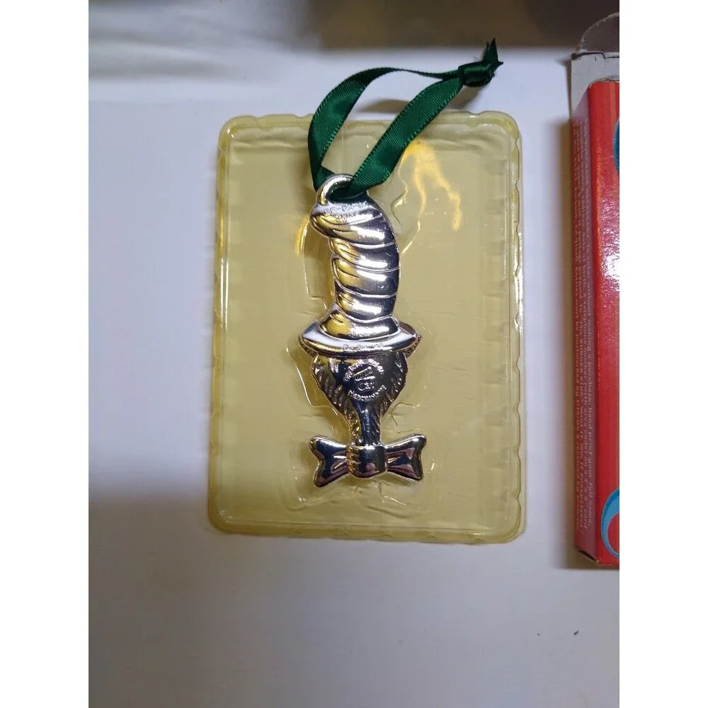 4 Vintage Christmas Ornaments The Saturday Evening Post Cat In The Hat Coca-Cola